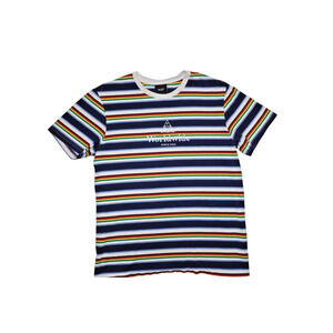 HUF Striped “Worldwide Since 2002” T-Shirt - Size M